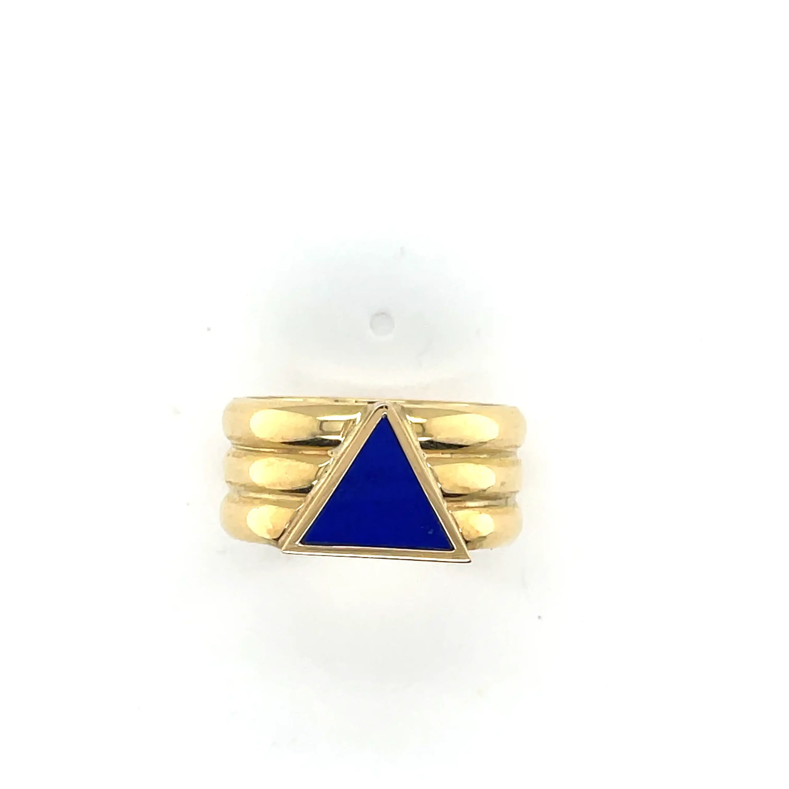 Bague or 18c et lapis lazuli